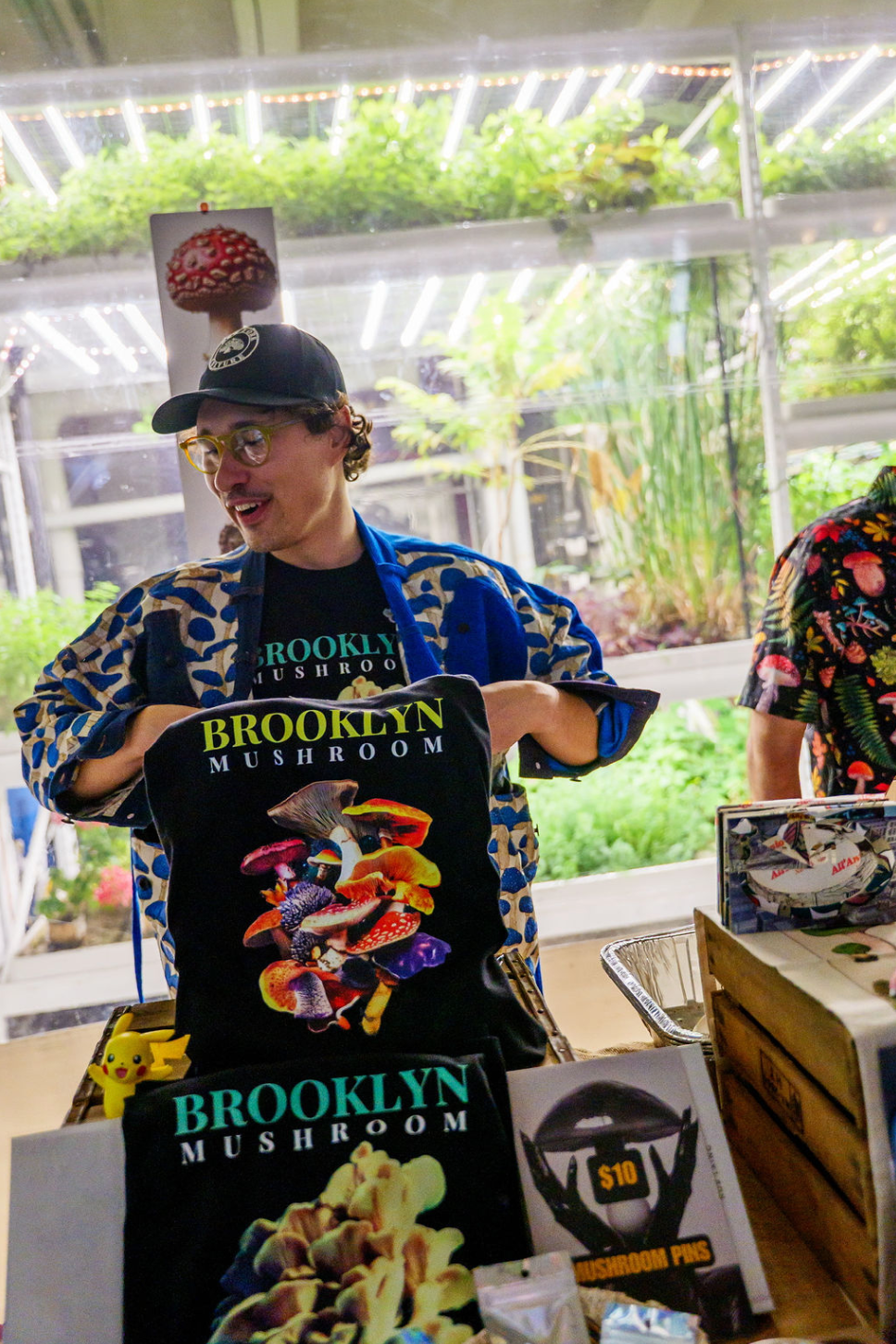 Brooklyn Mushroom Limited Edition T-Shirt - Oyster Mushroom