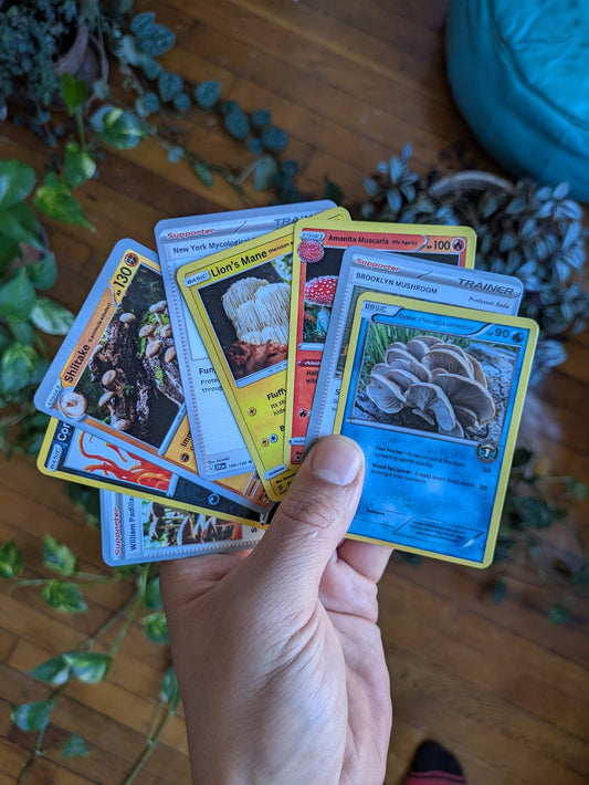Fungi Mushroom Collectible Cards
